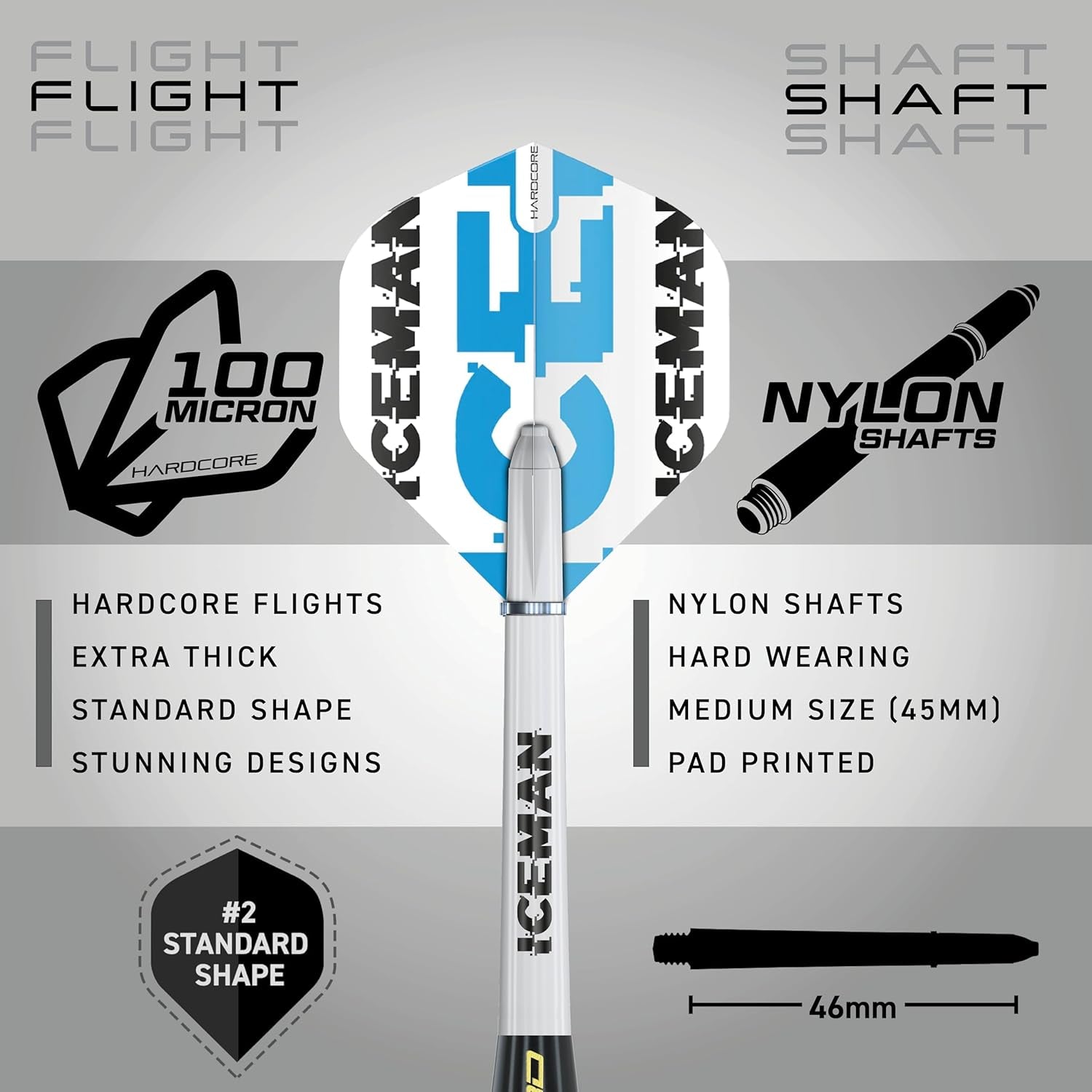 Ultimate 50 Piece Darts Set, Peter Wright Snakebite and Gerwyn Price