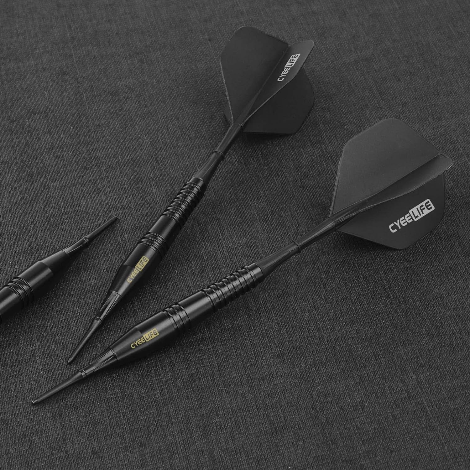 18g Soft Tip Darts with Carrying case and Extra Points,Professional Plastic Darts Set