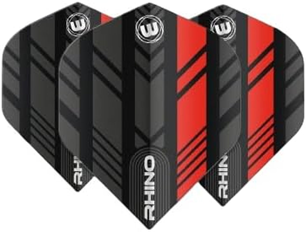 Rhino Stripe Design Dart Flights - 10 sets per pack (30 flights per pack)