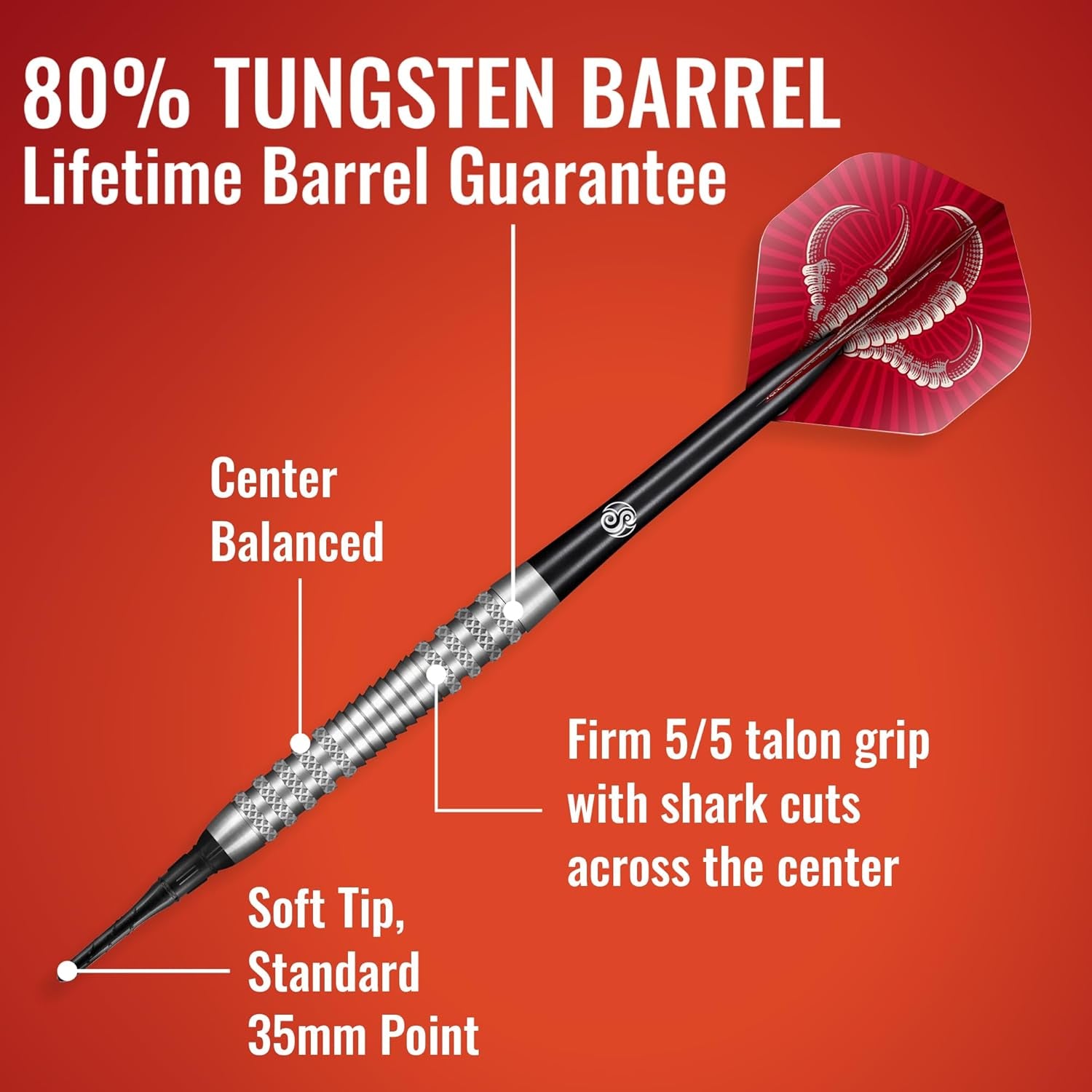 Birds Of Prey Osprey 80% Soft Tip Darts