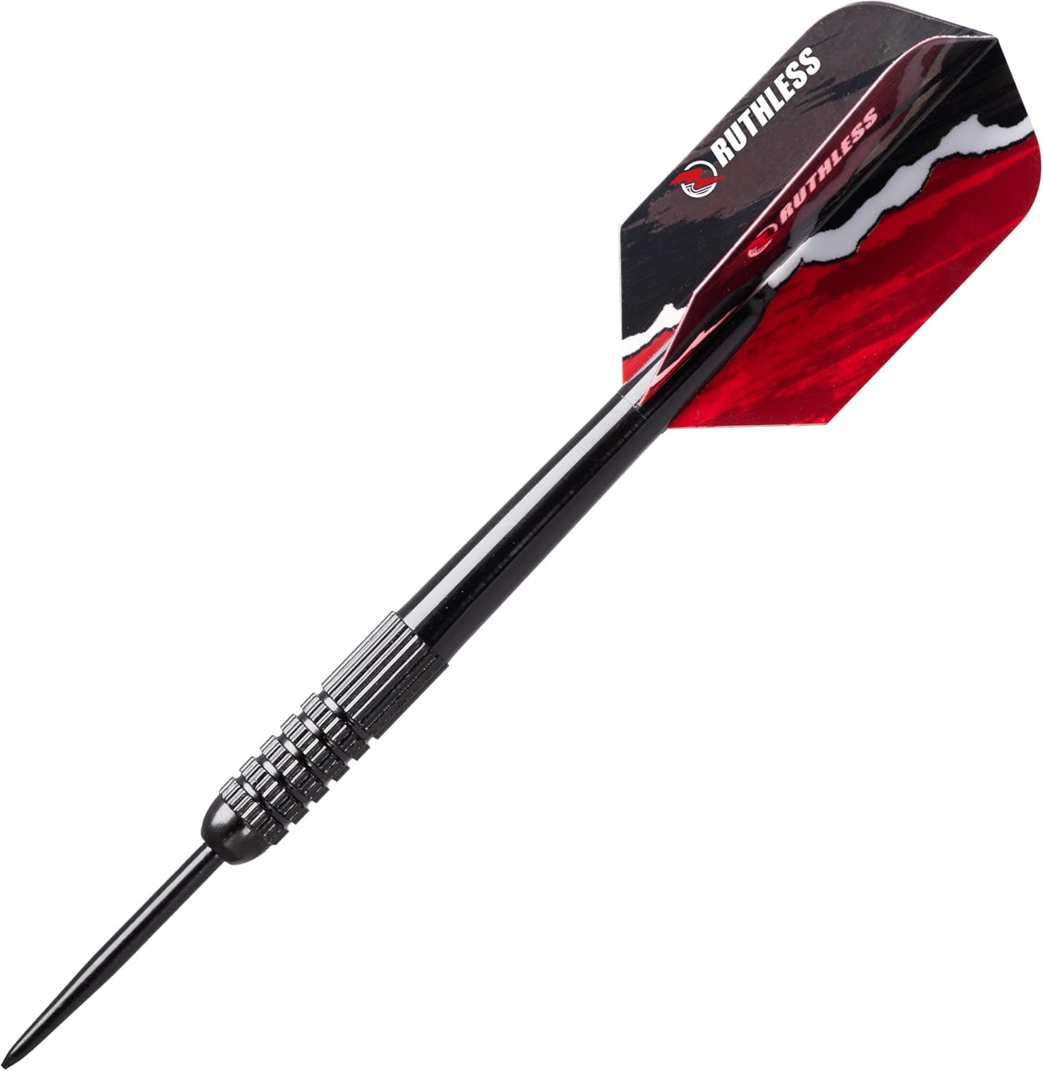Mini Dart Set | Miniature Lightweight Steel Tip Darts Set Including Flights, Black (BX238)