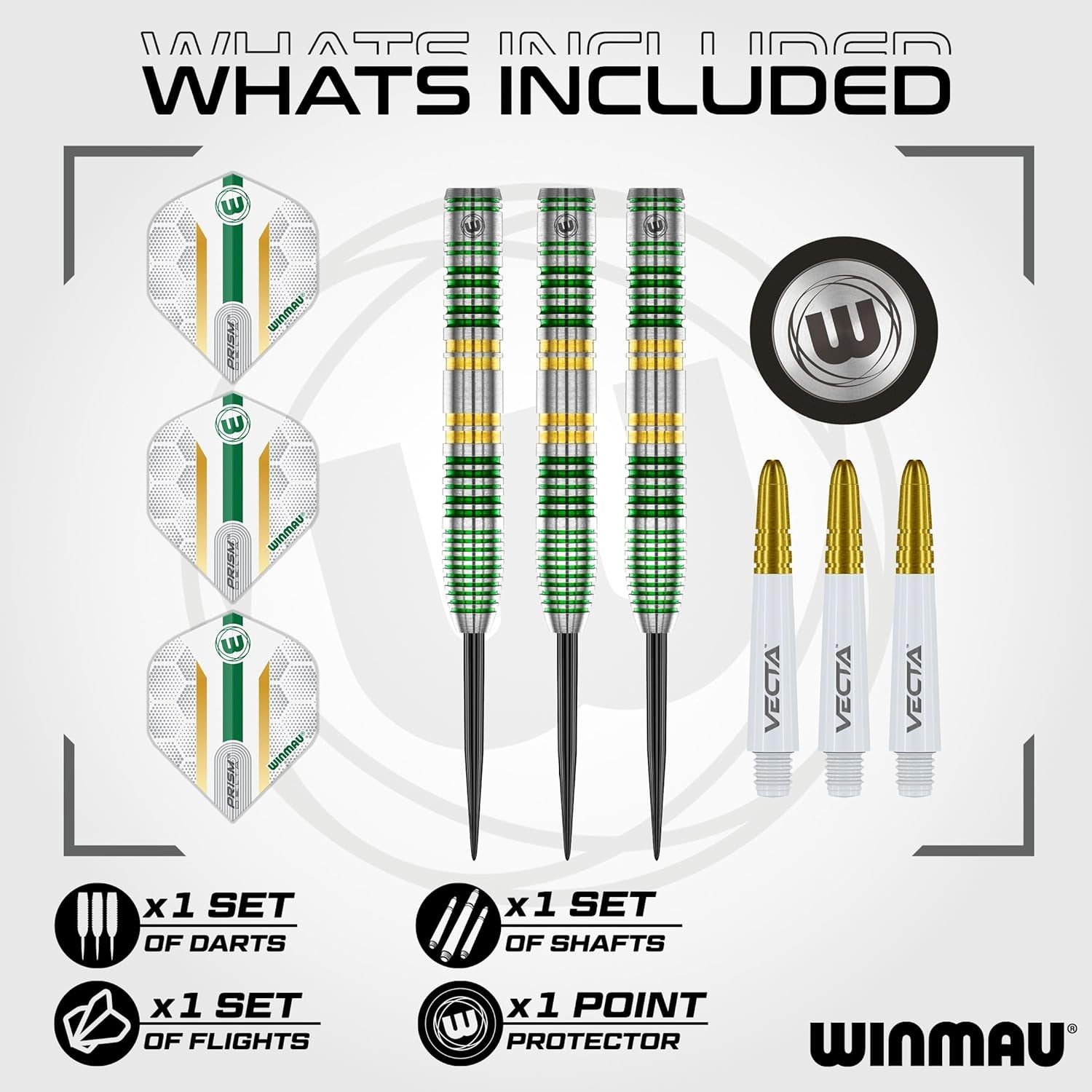 Darts Xenon Series 90% Professional Tungsten Darts Set with Dart Flights and Dart Shafts (Stems) - Available weights 18g Soft Tip 23g, 24g and 25g Steel Tip