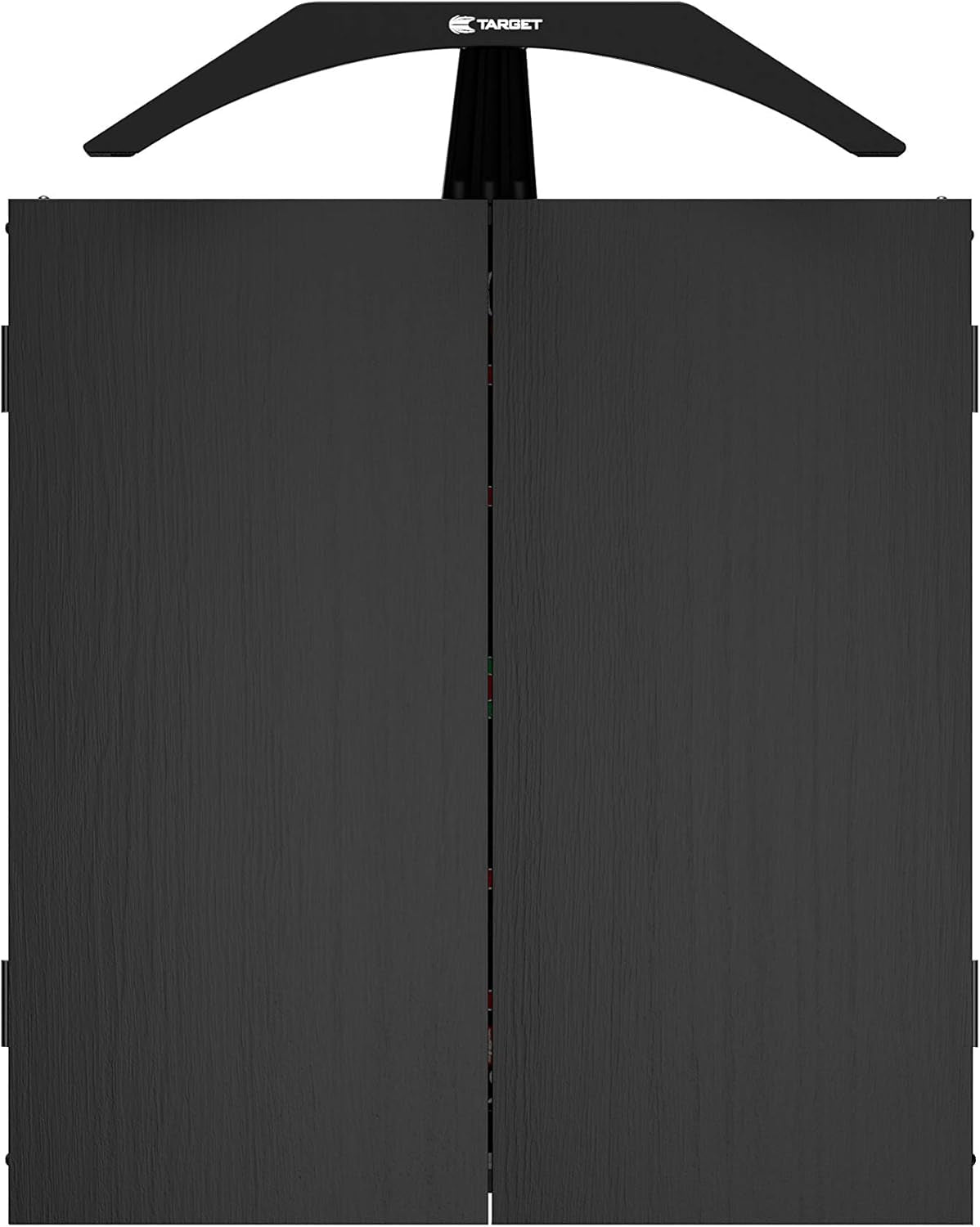 Arc Dartboard Lighting System Home Cabinet Set - Includes World Champions Dartboard and 2 Sets of Darts, Black