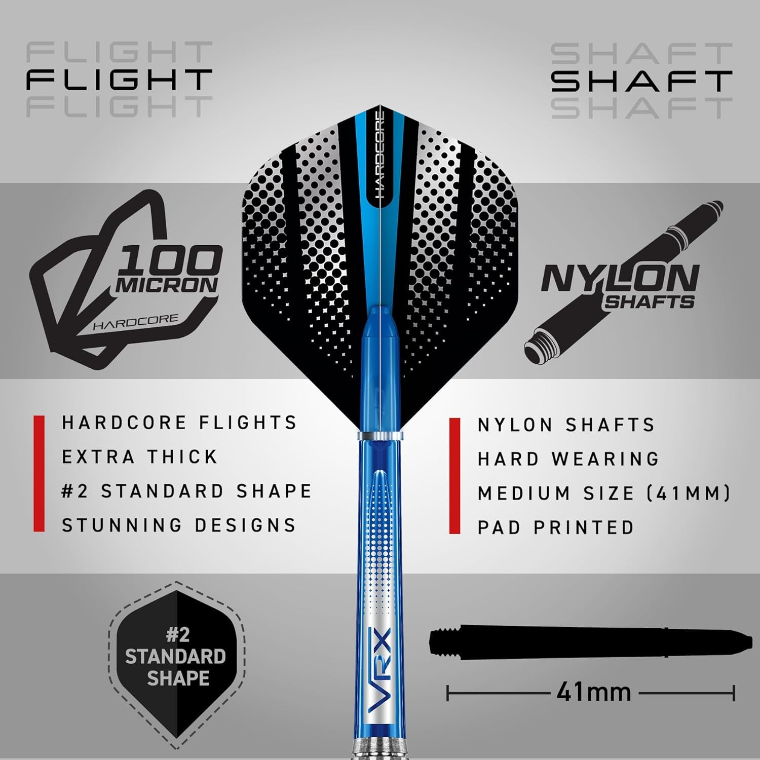 Darts – Defenders Series - Professional 85% Tungsten Darts Set with Dart Flights and Dart Shafts (Stems) - Available in Triton Soft Tip 19g barrel / 21g Full Weight and Steel Tip 22g & 24g
