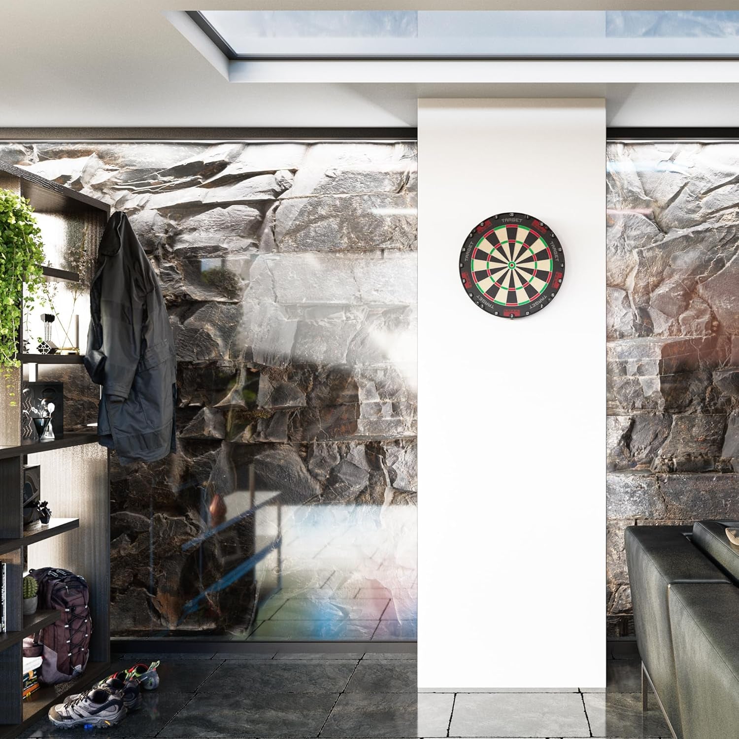 TOR Dartboard, Steel Tip Dart Board | Competition Standard Steel Tip Dartboards with Fixing Kit, Modern Rotational Number Ring, Premium Madagascan Sisal, Stainless Steel Thin Wire System