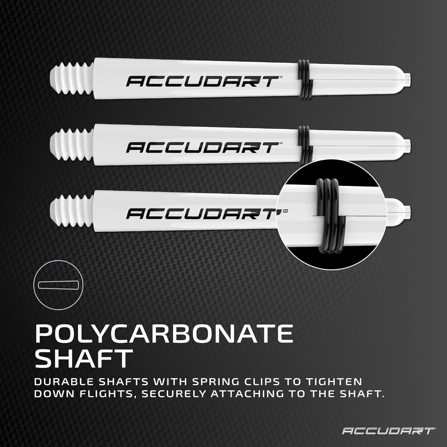 Steel Tip Dart Set 1.0 - Nickel Plated Steel Barrel - Knurled Patterned Grip - Polycarbonate Shafts - Standard Shape Flights