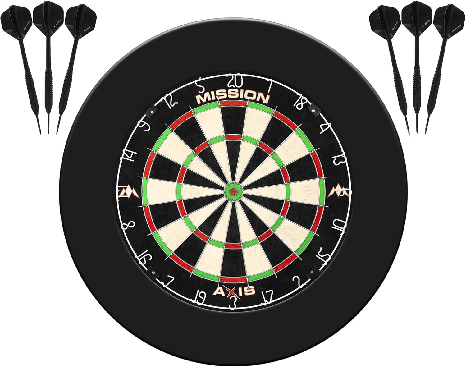 Dart Board Home Centre | Complete Darts Package Including Dartboard and 2 Sets of Darts