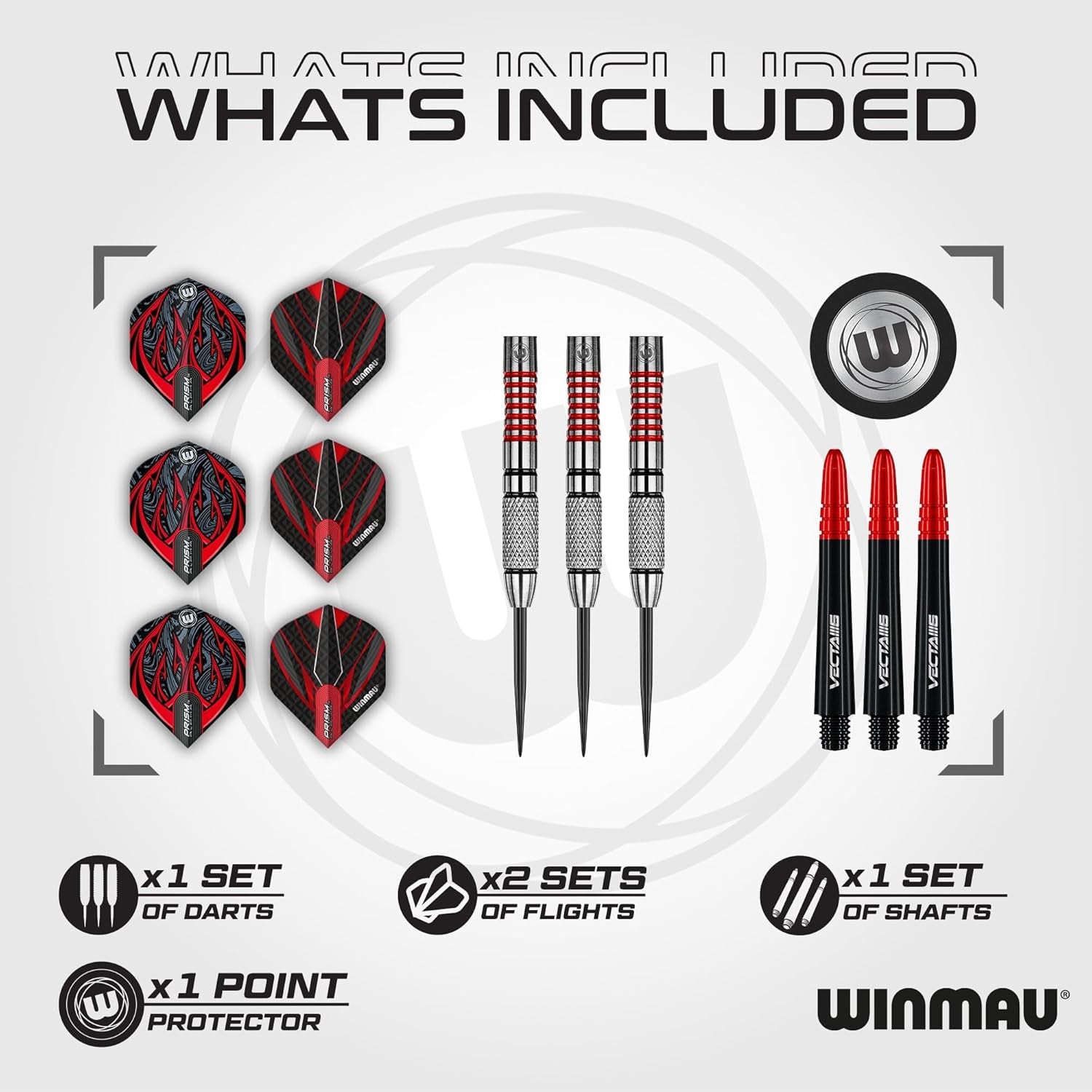 Darts Navigator Series 90% Tungsten Steeltip Darts Set with Dart Flights and Dart Shafts (Stems)