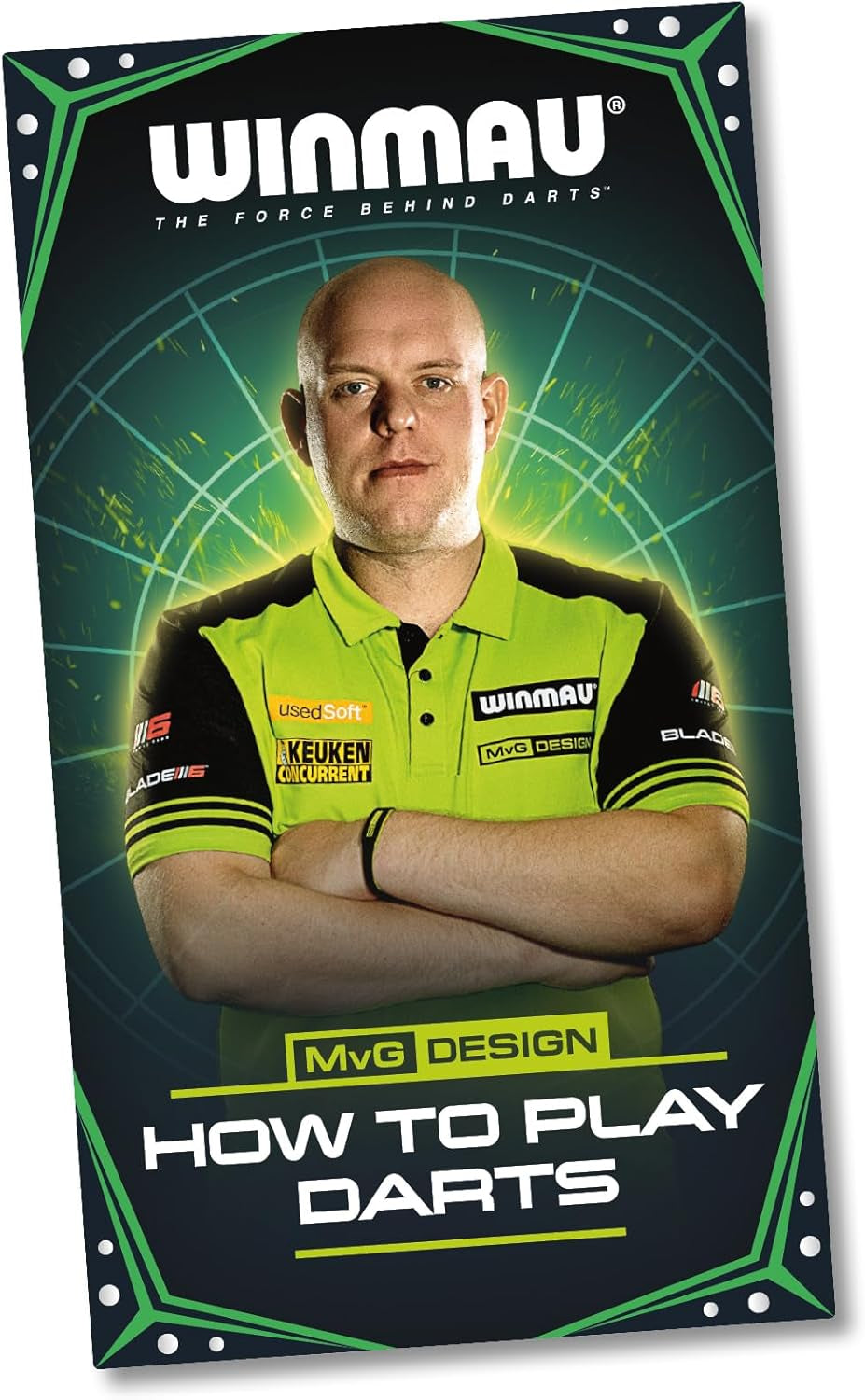 Michael van Gerwen MvG Sets available with Dartboards, Cabinets, Surrounds, Darts and Accessories