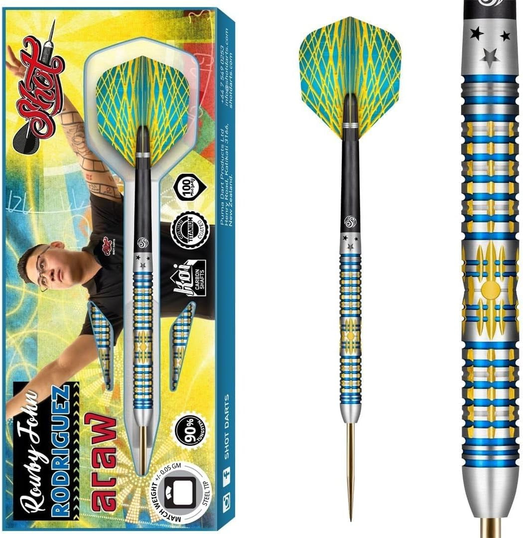 Steel Darts Rowby John Rodriquez Araw 90% Tungsten Steeltip Darts Steel Dart Set