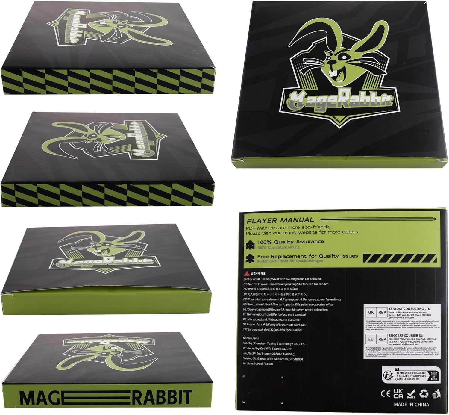 Dart-Zubehör-Set, 36 Dart-Flights, 45 Schäfte, Schärfer, Entferner, 50 Metallringe, 16 Flugschützer, insgesamt 11 Arten von Dart-Zubehör