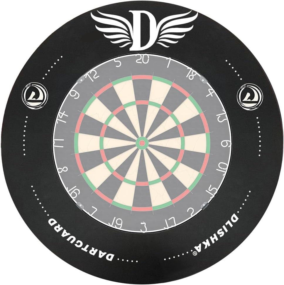 Dart Board Surround Ring, Protective EVA Wall Cover for Missed Throws,Easy Assembly for Home & Outdoor Use,Perfect Darts Accessory, Prevent Wall Damage with The Wall Protector Plate.