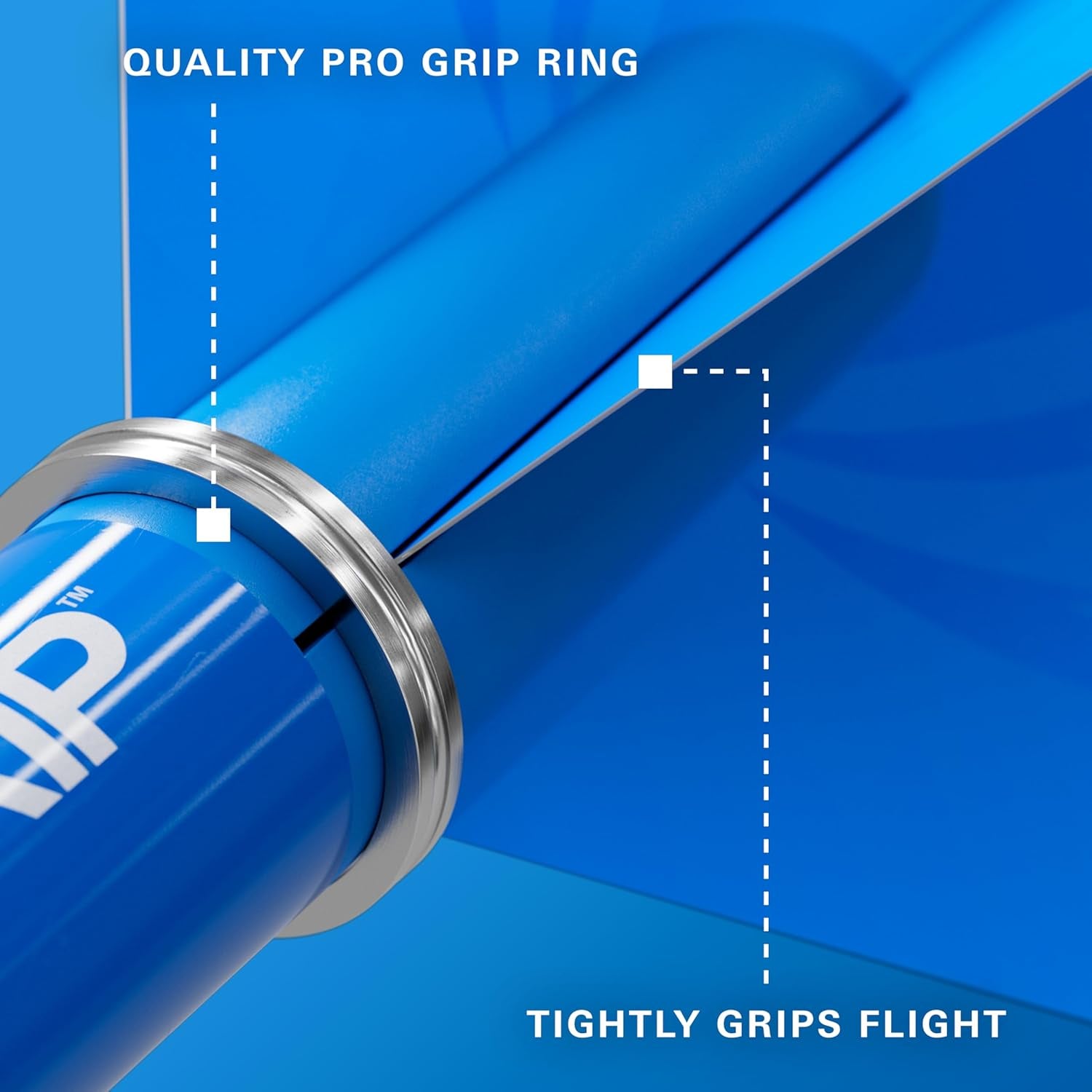 Pro Grip Shafts – Set of 9 | 3 Colours, Multicolour | 3 Size Options (Short, Intermediate, Medium) | Dart Stems, Professional Darts Accessories, 2BA Shaft Multipack with Rings