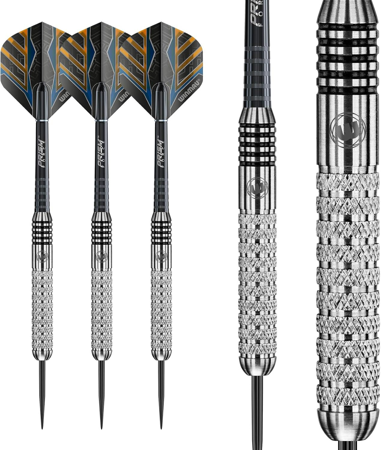 Barbarian 20-24 gram Tungsten Style Darts with Prism Flights and Shafts (Stems)