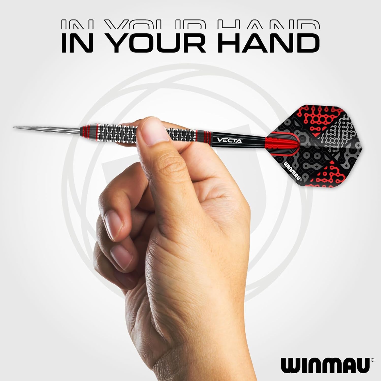 Darts Cypher Series 90% Professional Tungsten Darts Set with Dart Flights and Dart Shafts (Stems) - Available weights 18g Soft Tip 22g, 24g and 26g Steel Tip