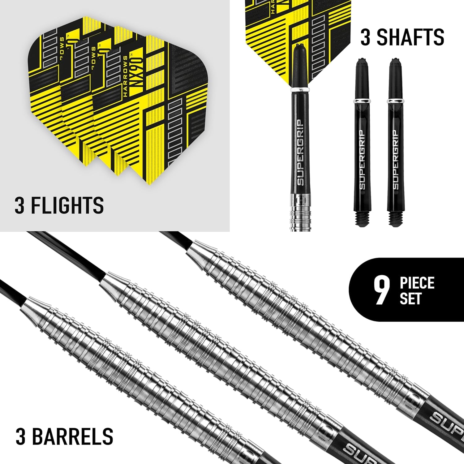 NX90 90% Tungsten Steel Tip Darts