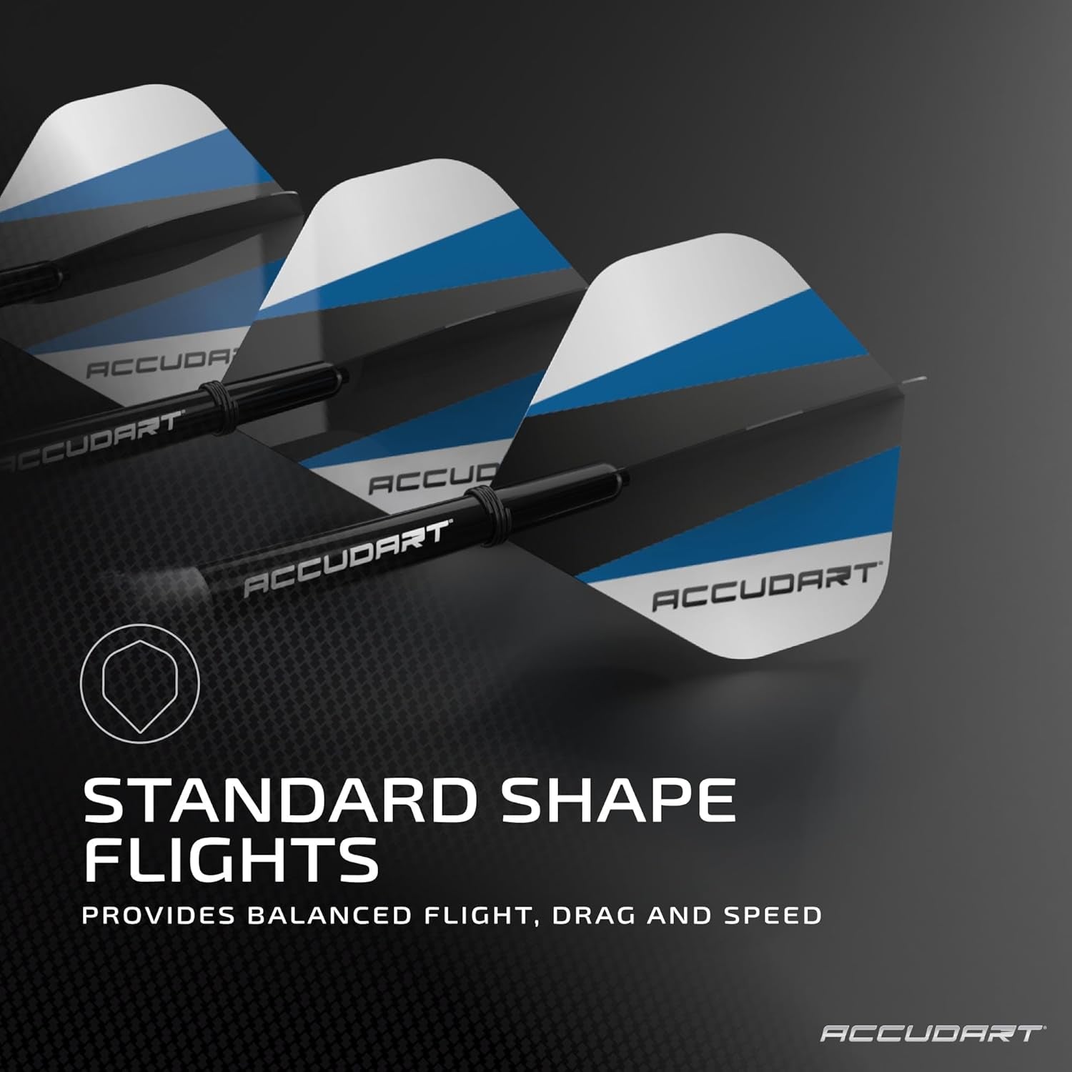 Soft Tip Dart Set 1.0 - Nickel Plated Steel Barrel - Knurled Patterned Grip - Polycarbonate Shaft - Standard Shape Flights