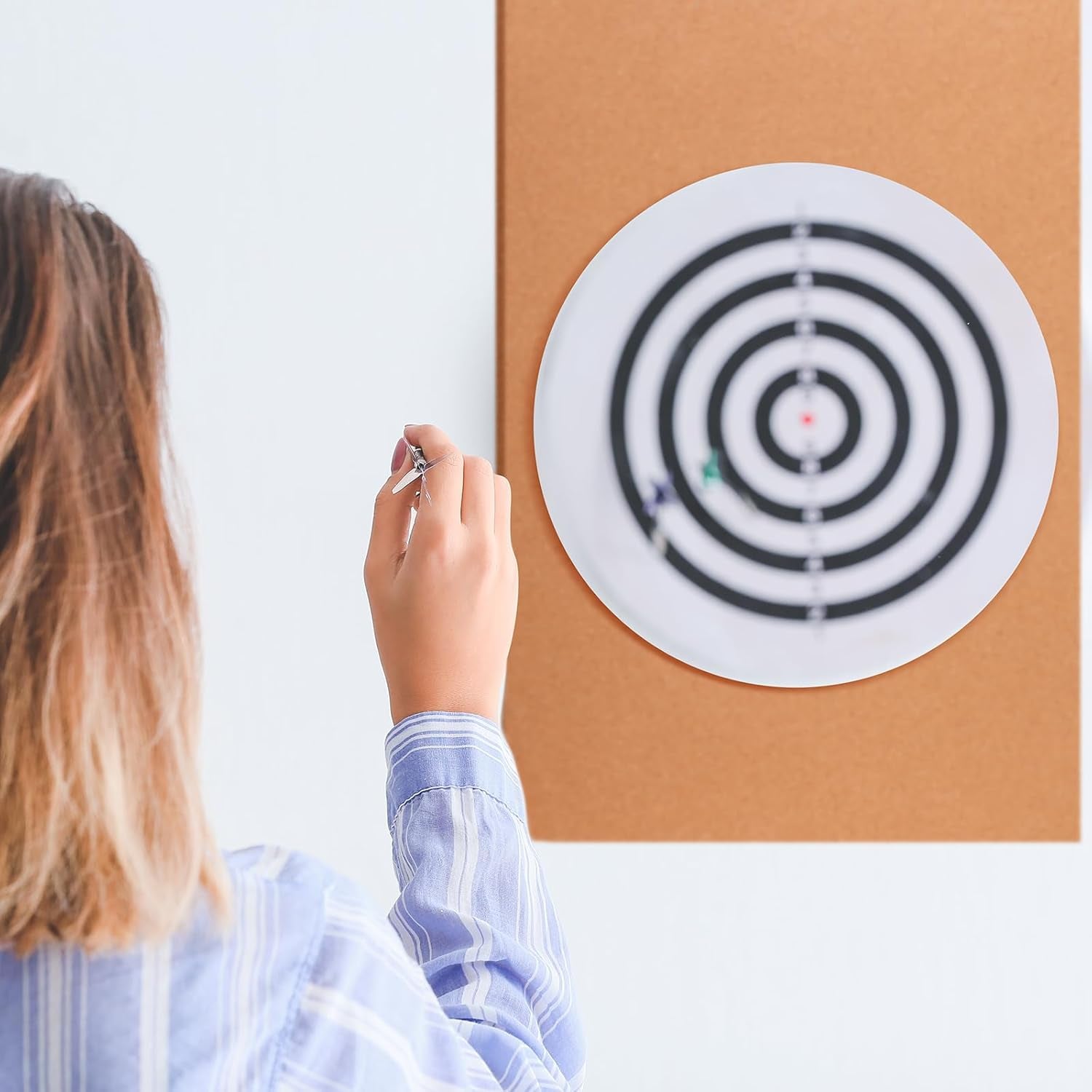 2 Pcs Cork Dart Board Backer 36 x 24 x 0.5 Inch Wall Protection Dartboard Backboard Protector Dart Surround Board Backing for Wall Bulletin Display Area