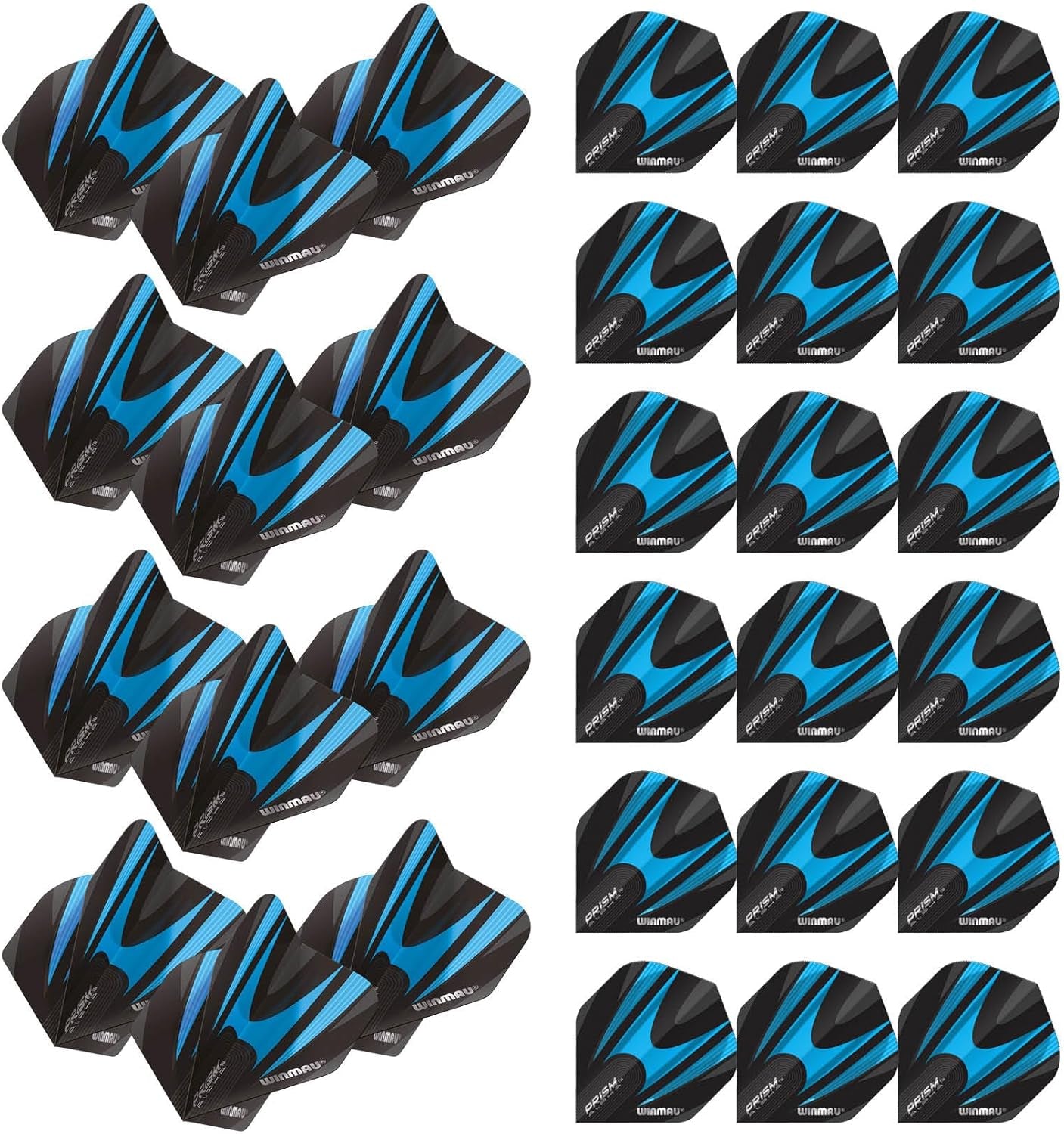 Prism Alpha Pattern Design Dart Flights - 10 sets per pack (30 dart flights in total)