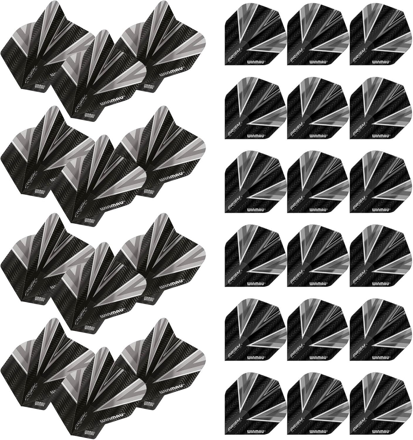 Prism Alpha Design Extra Thick Dart Flights - 10 sets per pack (30 dart flights in total)