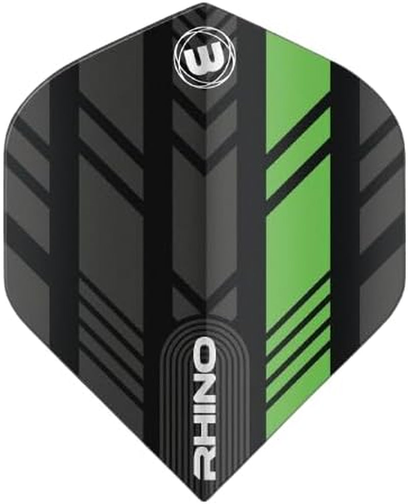 Rhino Stripe Design Dart Flights - 10 sets per pack (30 flights per pack)