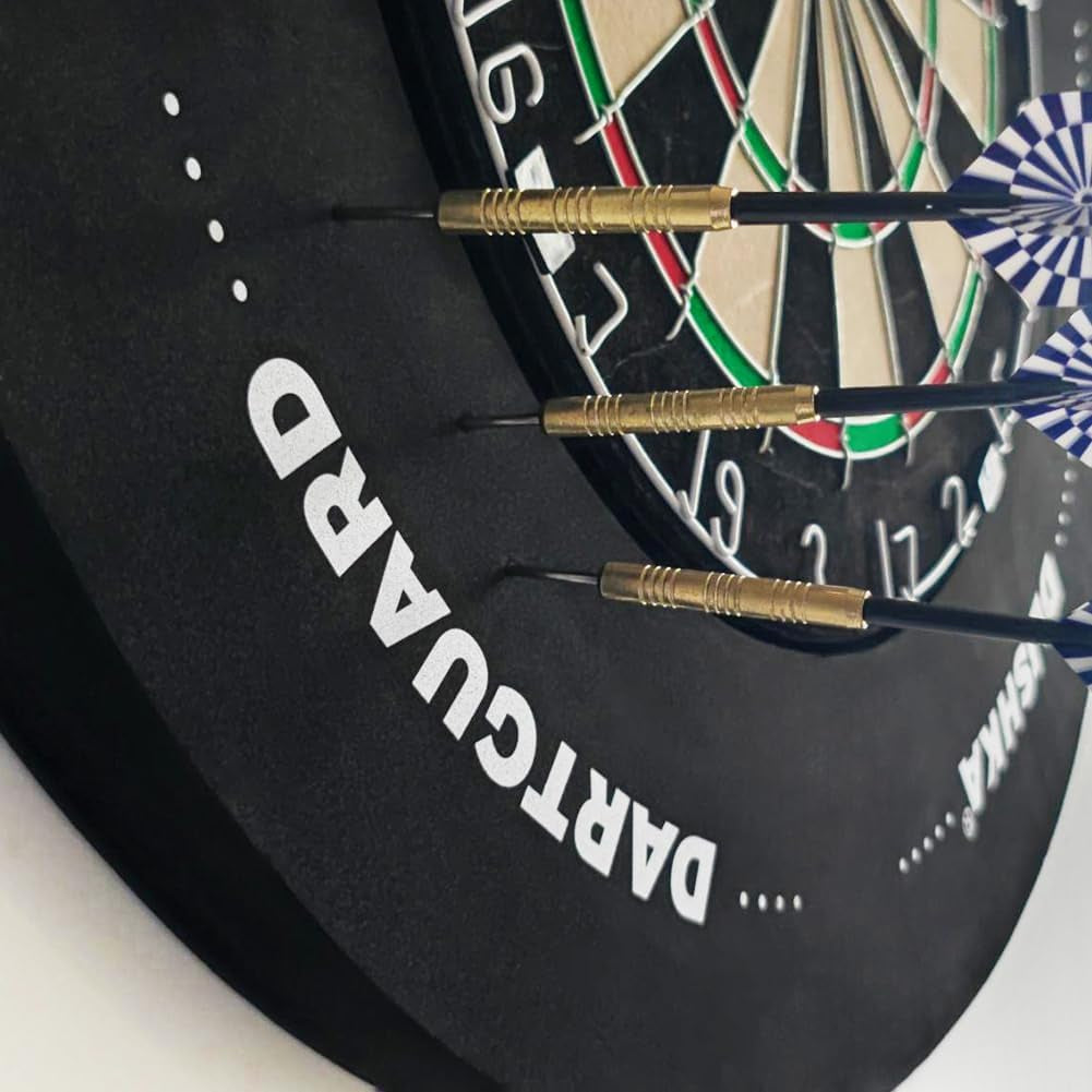 Dart Board Surround Ring, Protective EVA Wall Cover for Missed Throws,Easy Assembly for Home & Outdoor Use,Perfect Darts Accessory, Prevent Wall Damage with The Wall Protector Plate.