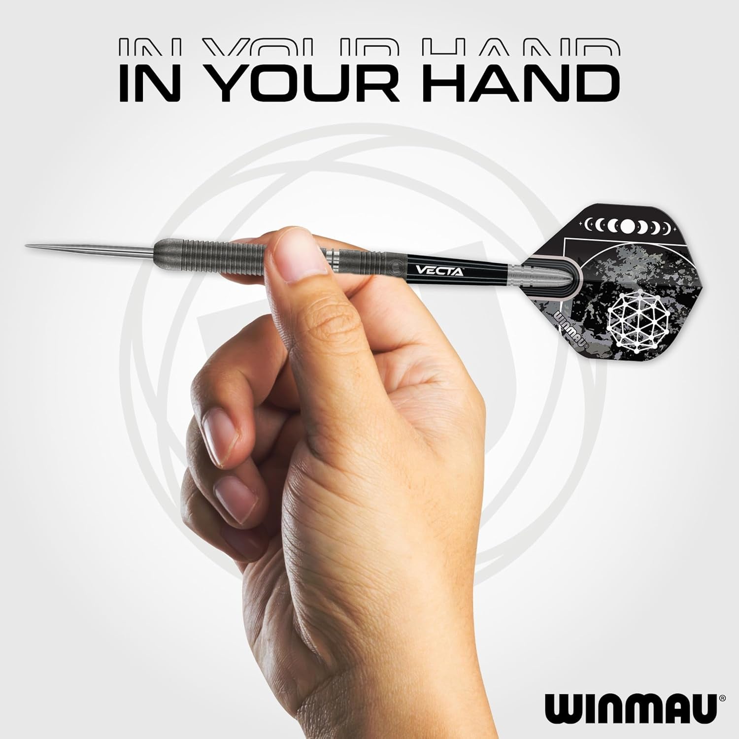 Darts Callisto Series 90% Professional Tungsten Steel Tip Darts Set with Dart Flights and Dart Shafts (Stems) - Available in Three Styles - 22g, 23g, 24g, 25g & 26g Dart