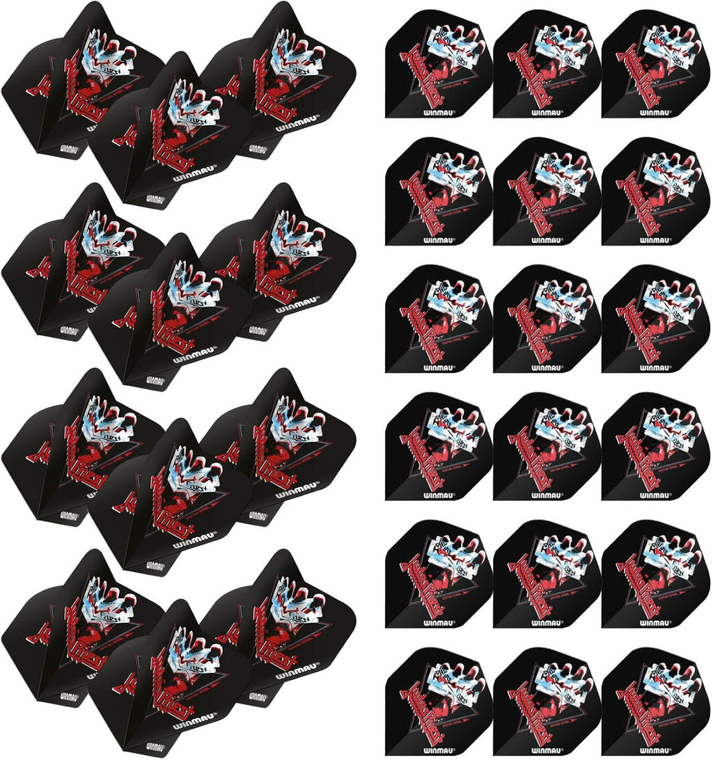 Rock Legends Dart Flights - 10 Sets Per Pack (Total 30 Dart Flights) Available in Varying Designs