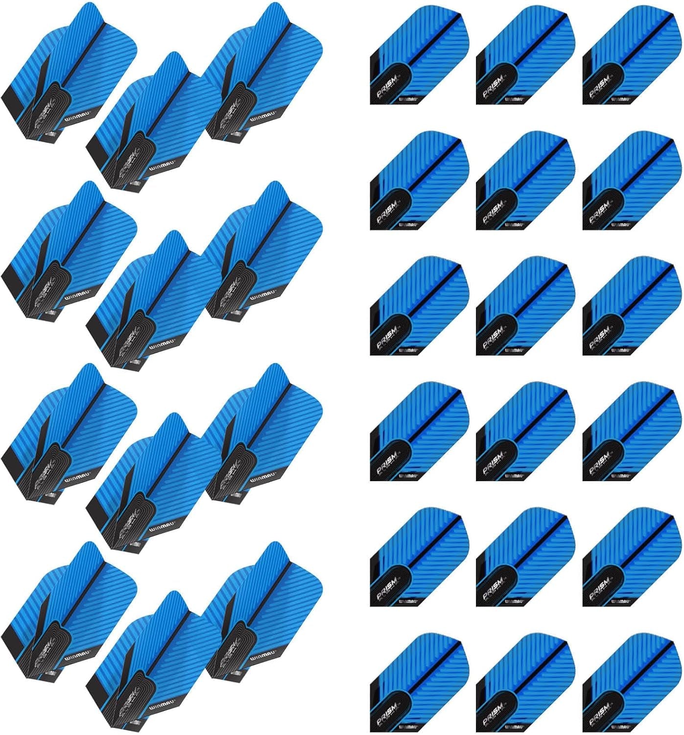 Prism Alpha Slim Design Dart Flights - 10 sets per pack (30 dart flights in total)