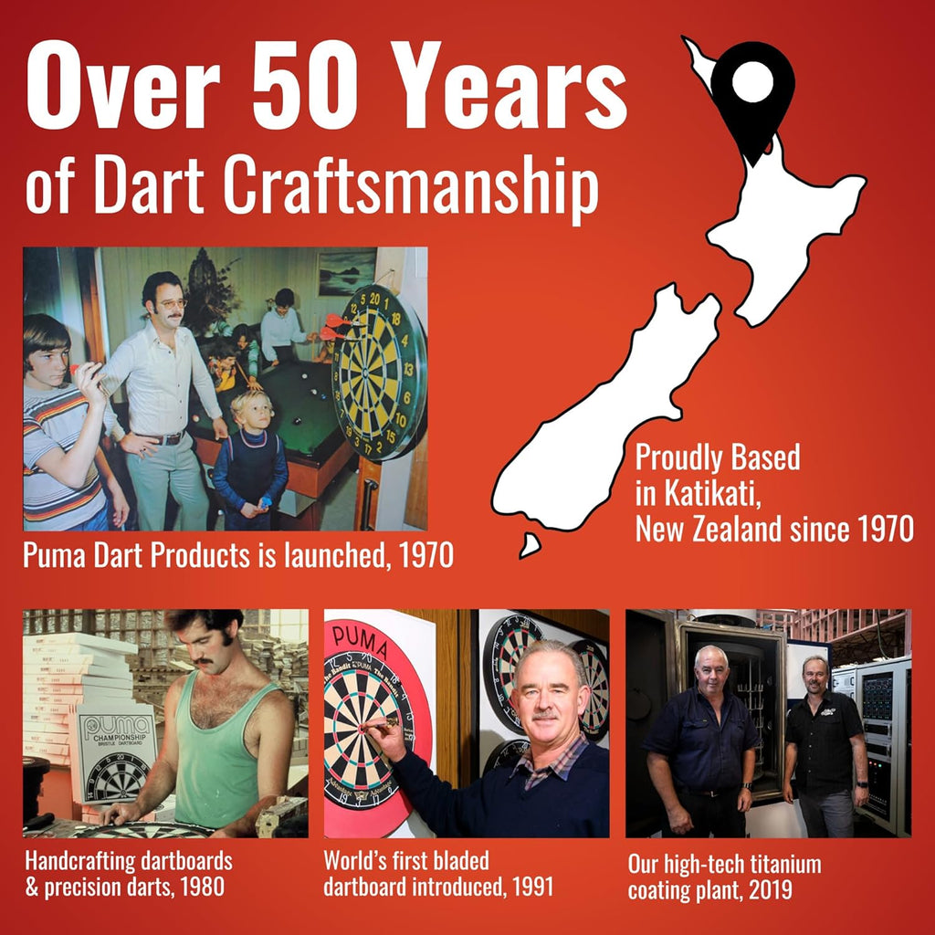 Darts Steel Tip, Birds of Prey Osprey (23g/24g/26g/28g), 90% Tungsten Barrel, Center Weighted, Handcrafted Professional Dart Set & Flights Made in New Zealand, Metal Tip for Bristle Dartboard