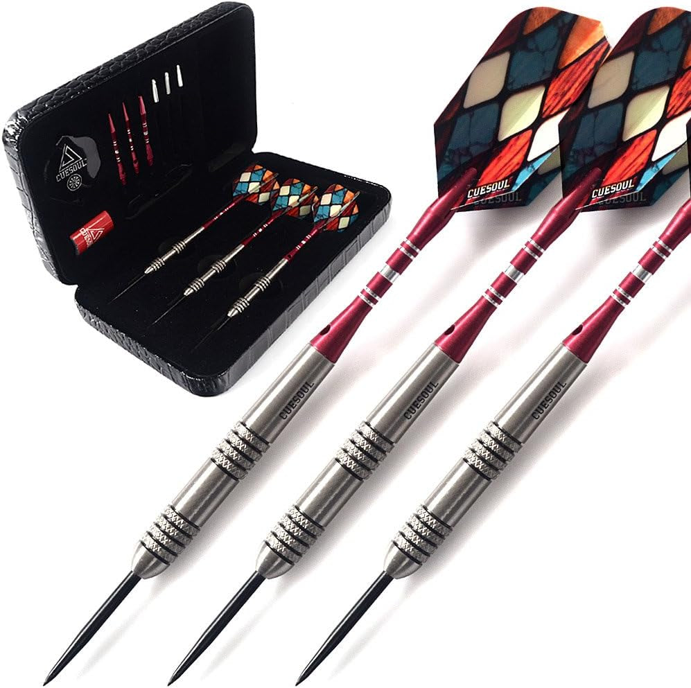 24 Grams Tungsten Steel Tip Darts Set 90% Tungsten
