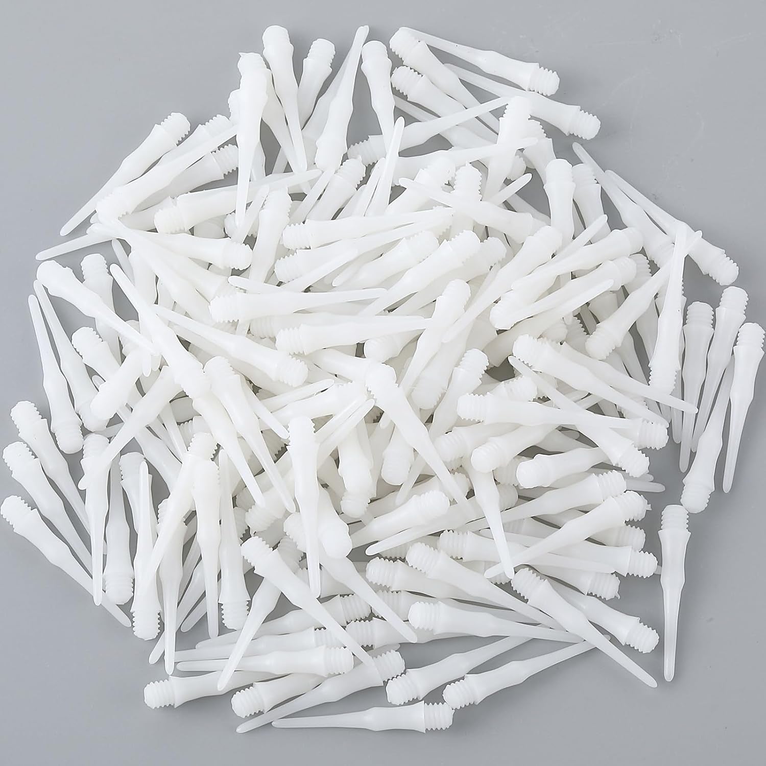 200 Pack 2BA Thread Soft Tip Dart Points Plastic Replacement Dart Tips Soft Tip Dart Tips Dart Accessories for Tip Darts