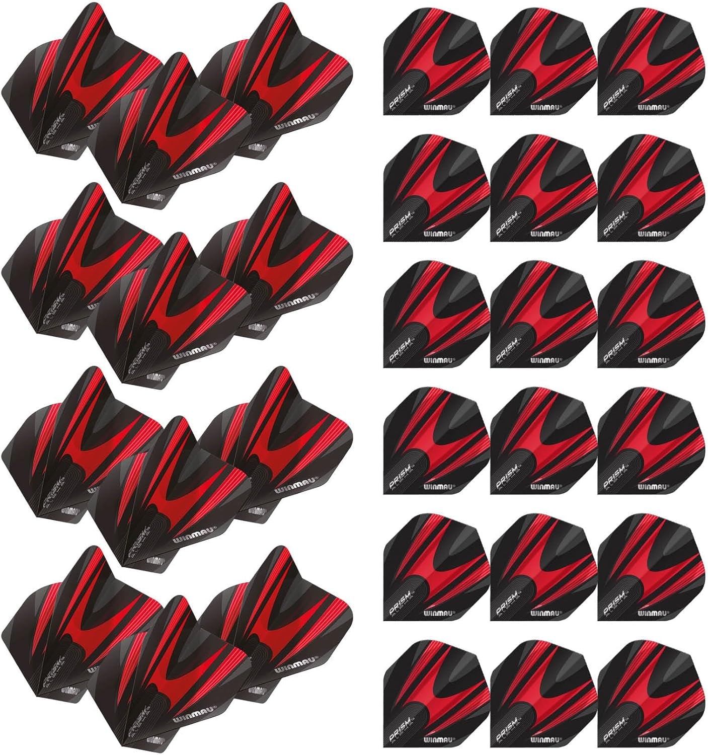 Prism Alpha Pattern Design Dart Flights - 10 sets per pack (30 dart flights in total)