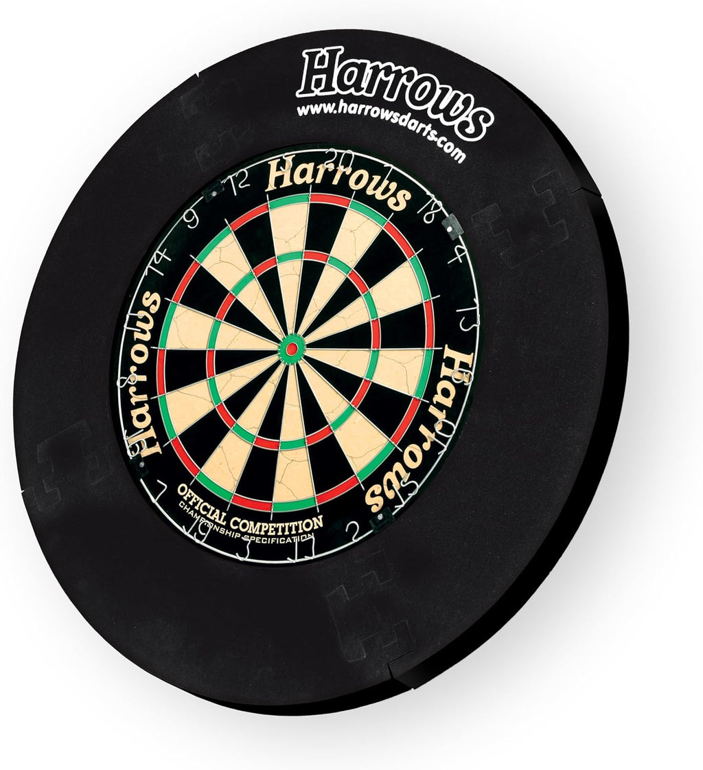 Dart Board Surround Ring I 4pcs I Easy Assembly Dart Surround I Wall Protector Extra 720mm Protection I Double Side for Long Life I Darts Accessories