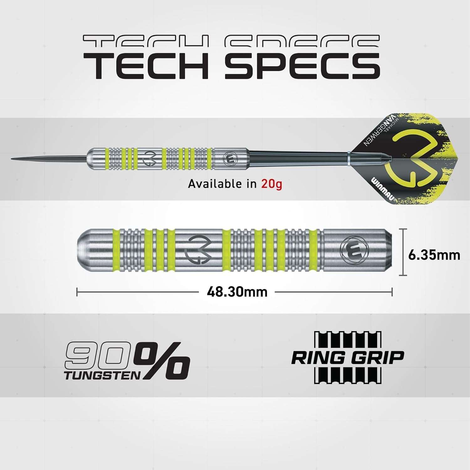 - Professional Player - Michael Van Gerwen MvG Gift Set - 50 Piece Professional Darts Set - Includes 4 Sets of Stems, 4 Sets of Flights and Accessories - 18g Soft Tip or 20g Steel Tip Dart