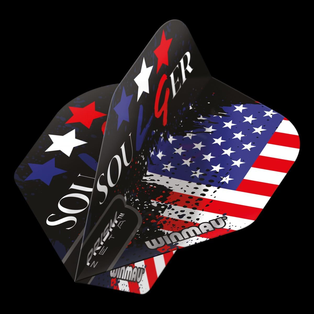 Prism Specialist Player Dart Flights – 1 Set pro Packung (3 Flights insgesamt)