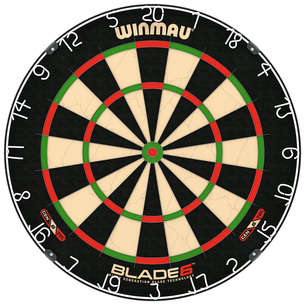 Blade 6 Dartboard with Darts & Oche Line