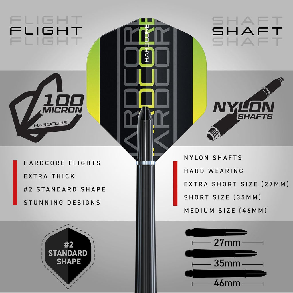 Darts - Professional Darts Accessories – Choose from Full Dart Accessory Kit (Flights, Shafts, Finger Grip Wax & More) or Precision Dart Practice Rings – Multiple Options Available