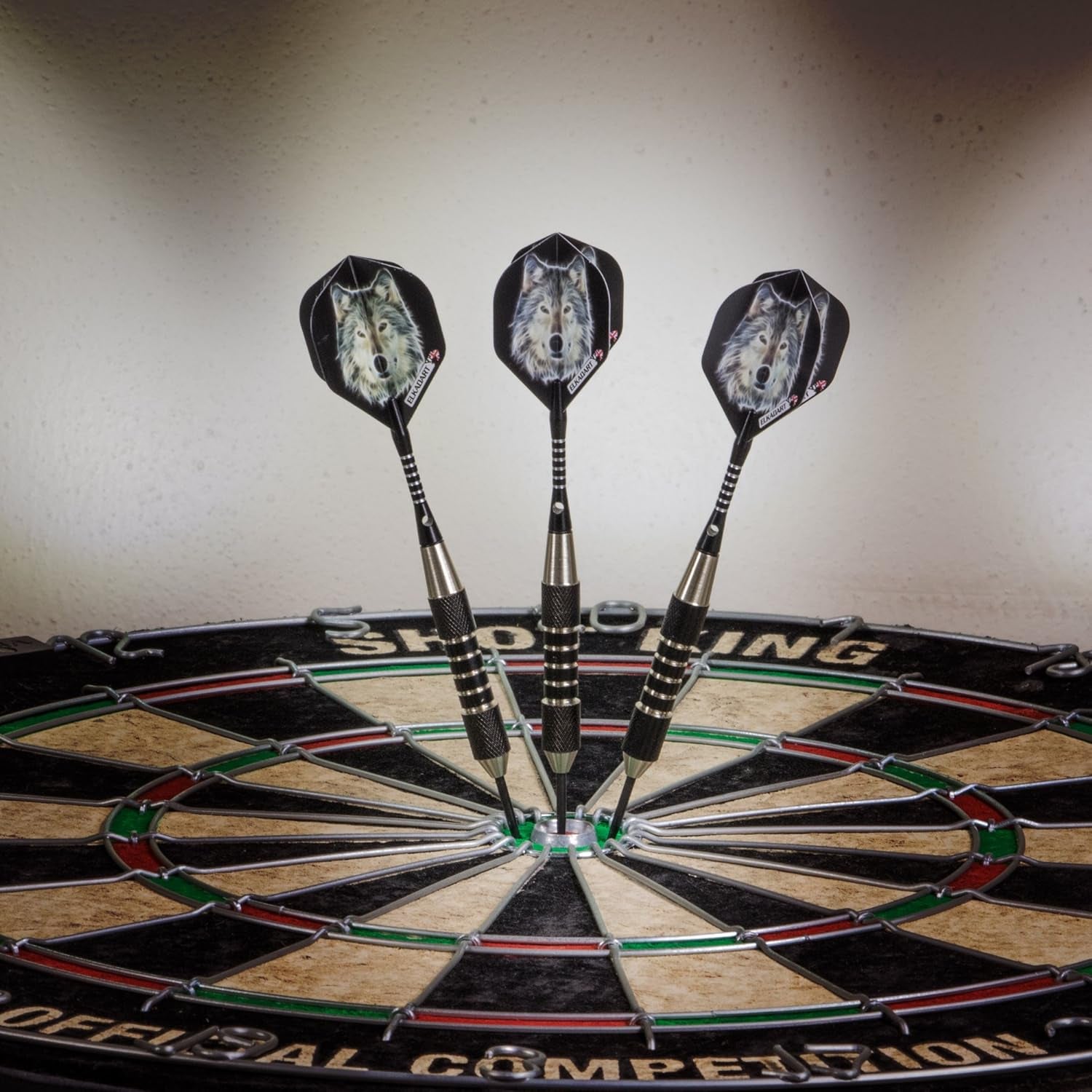 Lone Wolf Steel Tip Darts with Storage/Travel Case