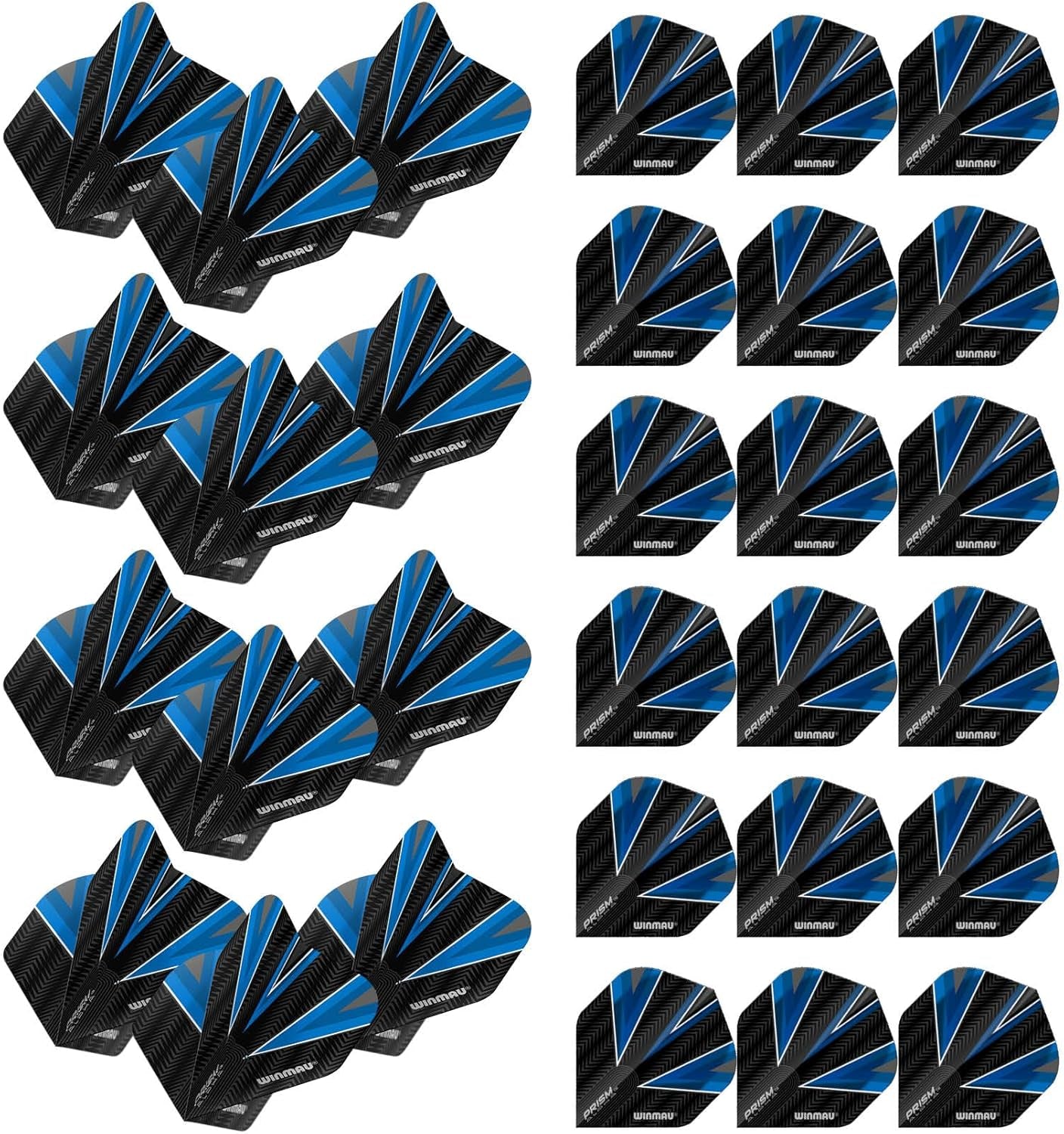 Prism Alpha Design Extra Thick Dart Flights - 10 sets per pack (30 dart flights in total)