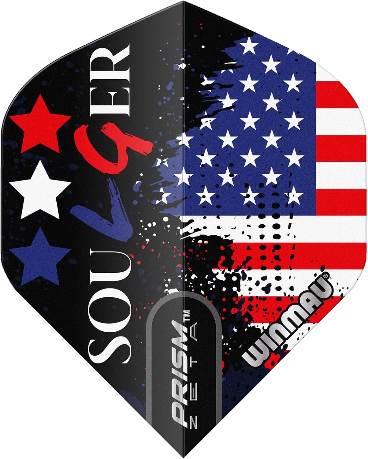 Prism Specialist Player Dart Flights – 1 Set pro Packung (3 Flights insgesamt)