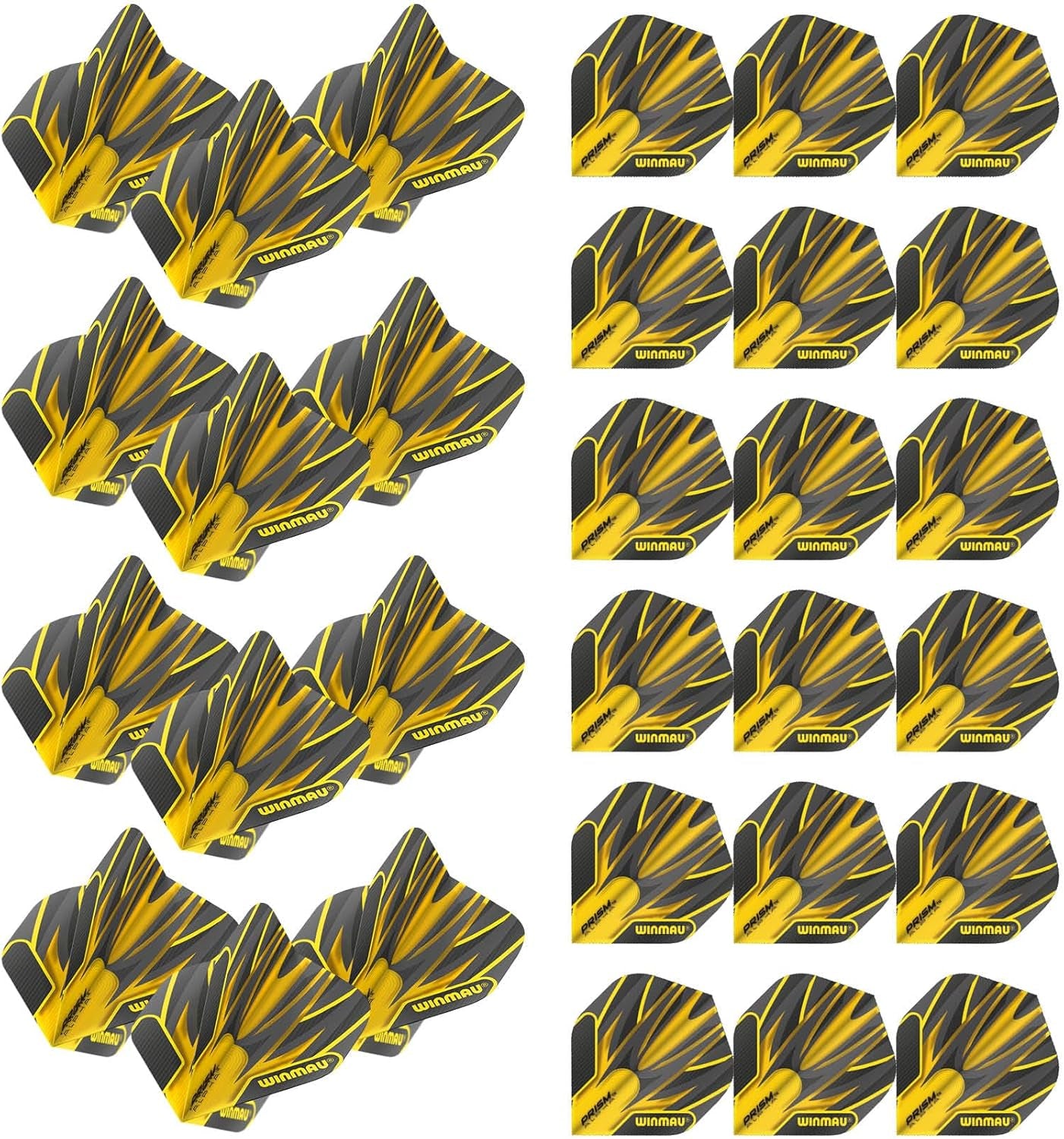 Prism Alpha Pattern Design Dart Flights - 10 sets per pack (30 dart flights in total)