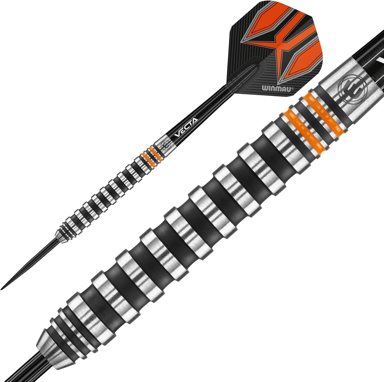 Fury 22-28 Gram Tungsten Darts with Prism Flights and Vecta Shafts (Stems)