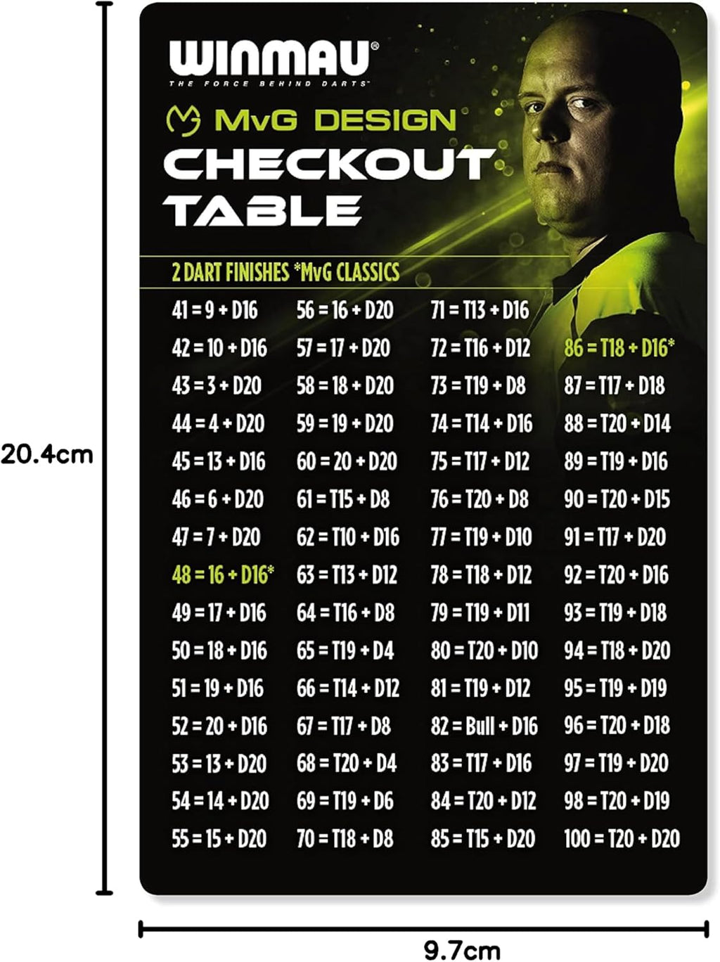 Michael van Gerwen MvG Darts Accessories