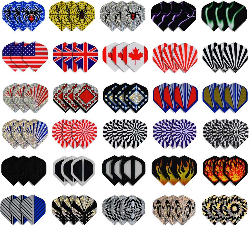 Standard Dart Flights Durable Replacement Dart Accessories Perfect Flights Equipment Supplies for Dart Games 60pcs 90pcs Select