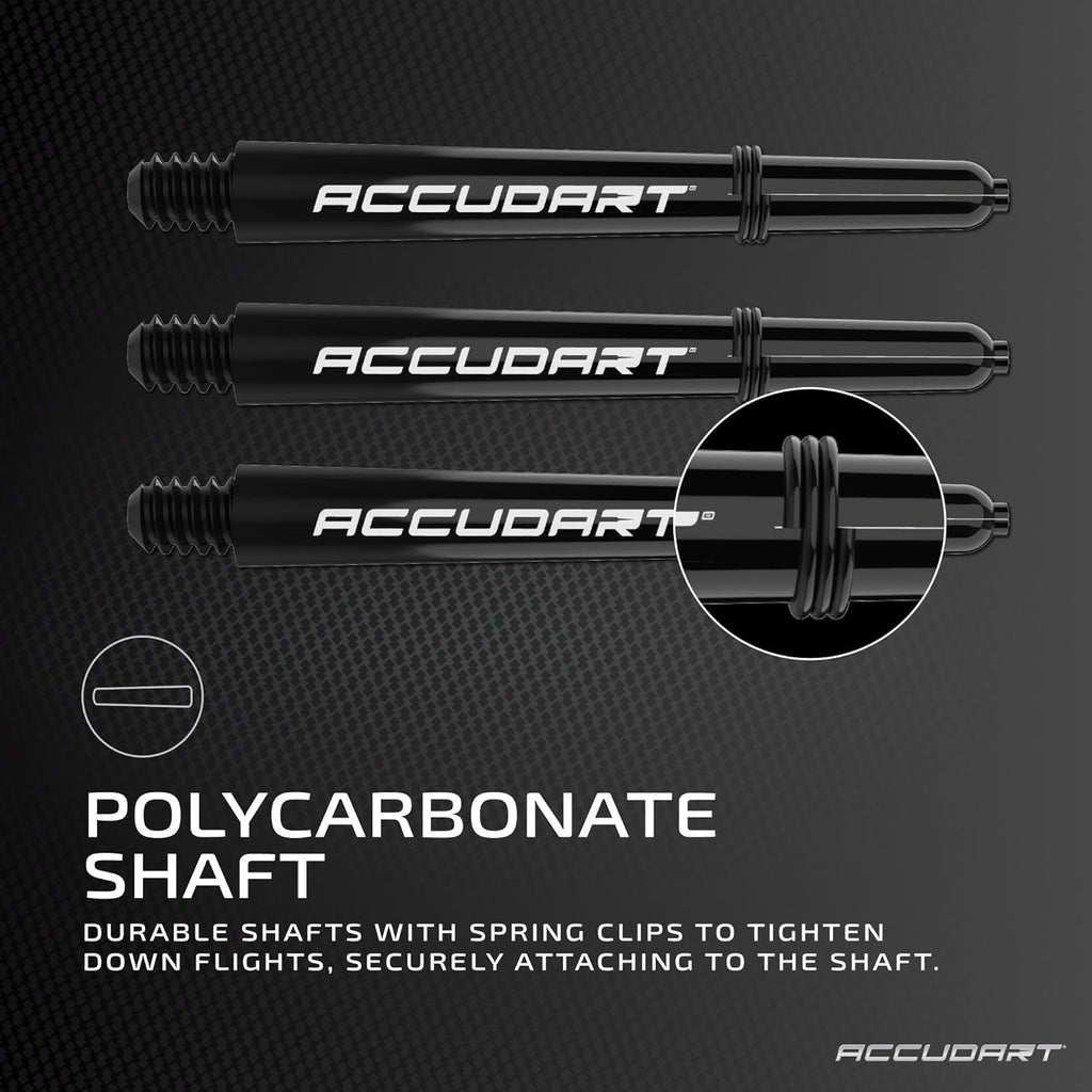 Soft Tip Dart Set 1.0 - Nickel Plated Steel Barrel - Knurled Patterned Grip - Polycarbonate Shaft - Standard Shape Flights