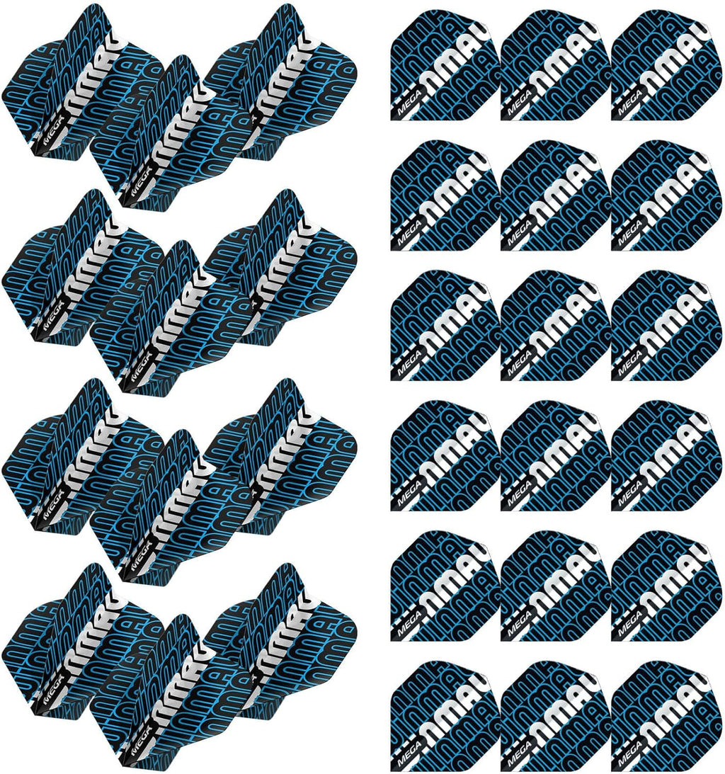 Mega Logo Design Standard Extra Thick Dart Flights - 10 sets per pack (30 dart flights in total)
