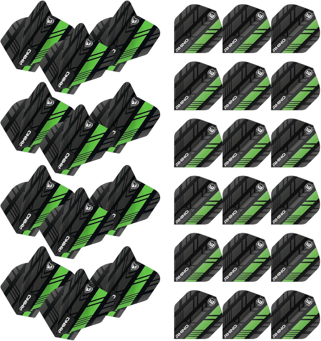 Rhino Stripe Design Dart Flights - 10 sets per pack (30 flights per pack)