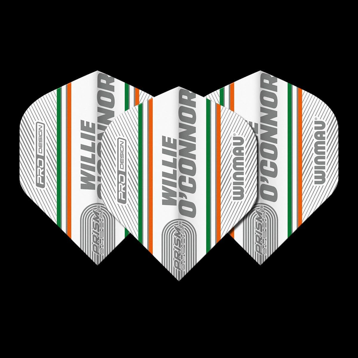 Prism Specialist Player Dart Flights – 1 Set pro Packung (3 Flights insgesamt)