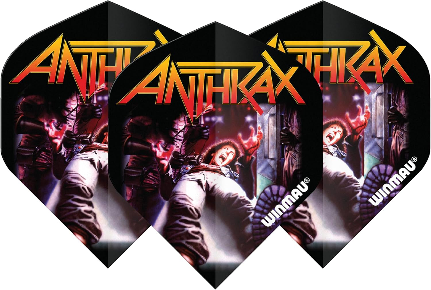 Rock Legends Dart Flights - 10 Sets Per Pack (Total 30 Dart Flights) Available in Varying Designs